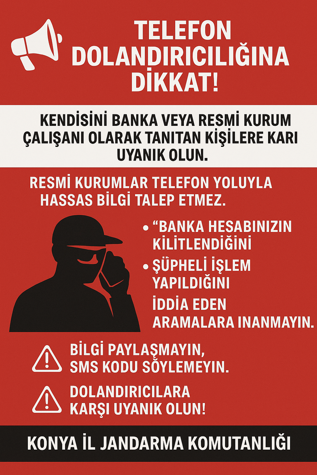 Dolandırıcılık.