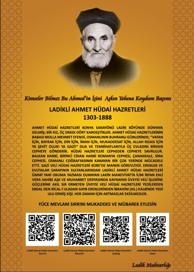 LADİKLİ AHMET HÜDAİ HAZRETLERİ